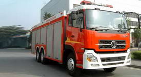 东风天龙水罐消防车(10-15吨)